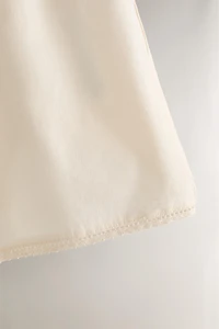 EMBROIDERED COTTON SHORTS