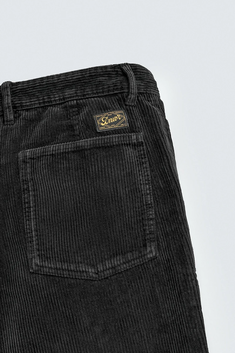 TAPERED FIT CORDUROY PANTS