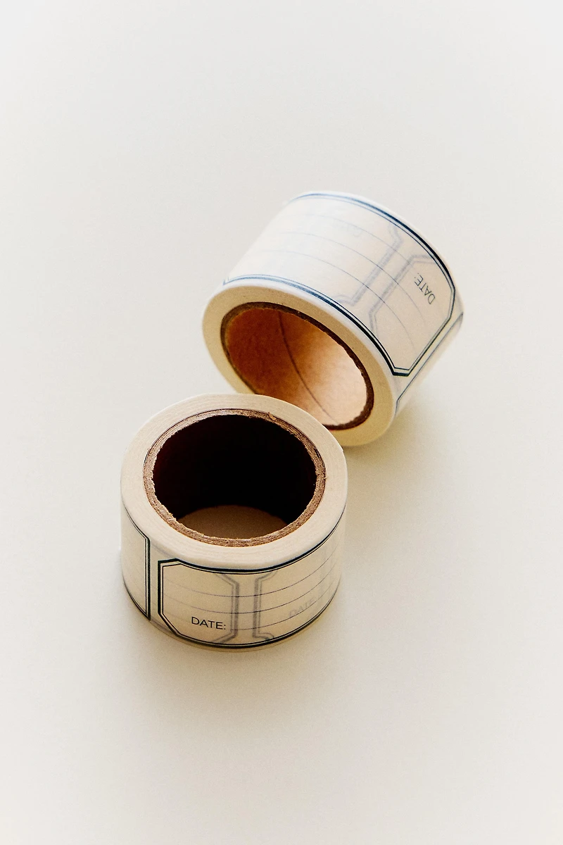 ADHESIVE DATE LABEL ROLLS (PACK OF 2)