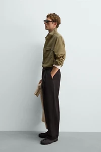 CHEMISE EN FLANELLE À CARREAUX AARON LEVINE X ZARA