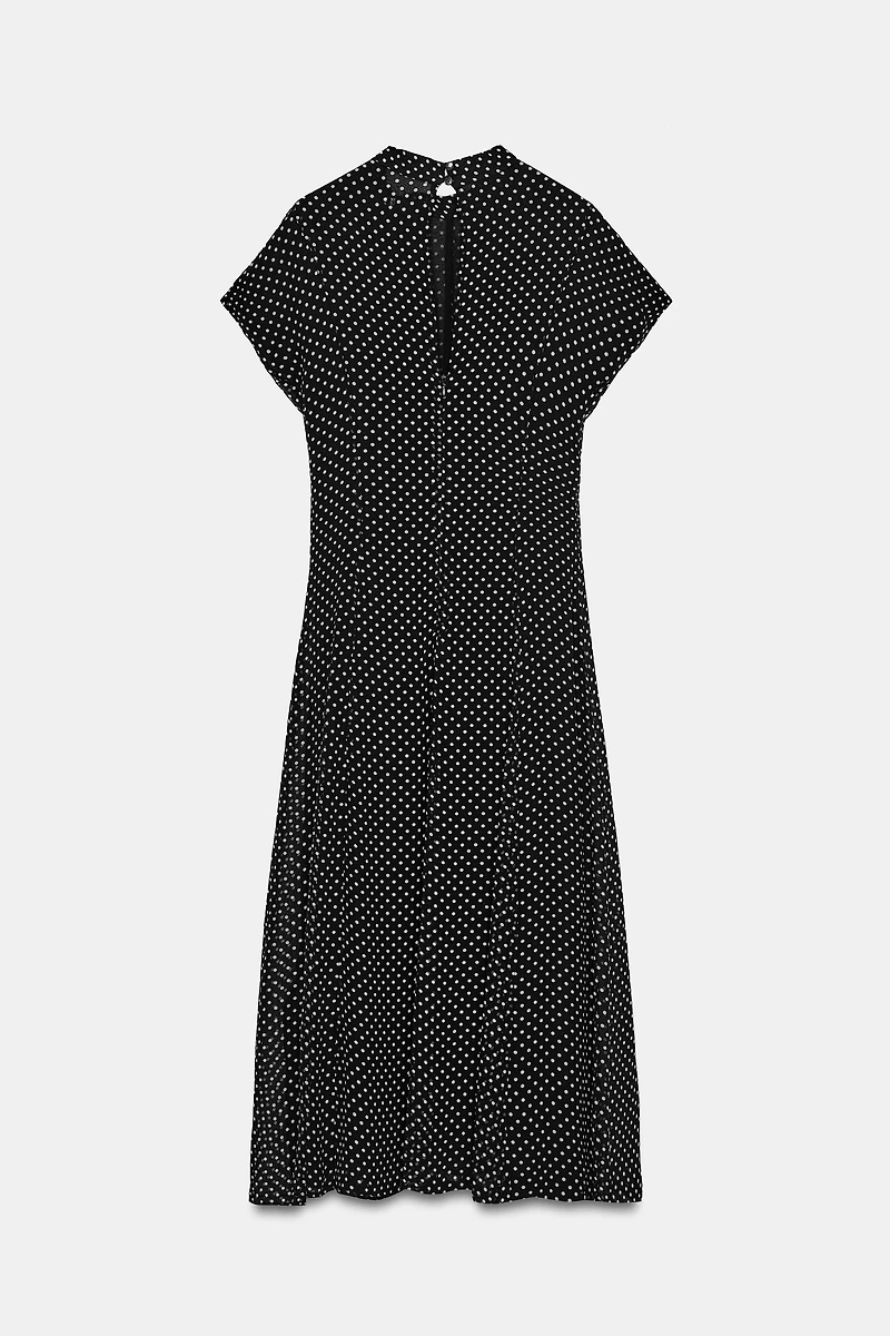 ZW COLLECTION POLKA DOT MIDI DRESS