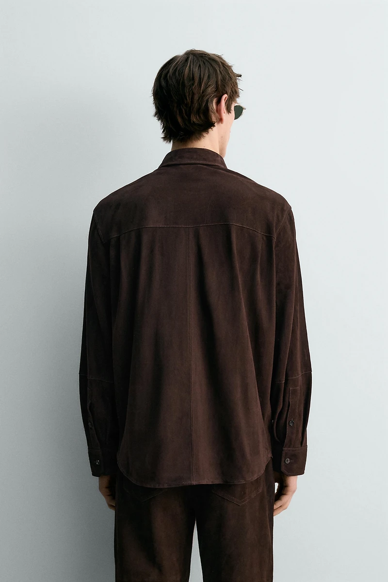 SUEDE LEATHER SHIRT