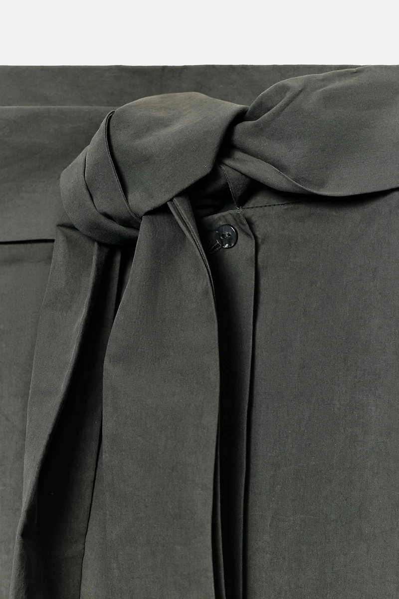 WRAP MIDI SKIRT