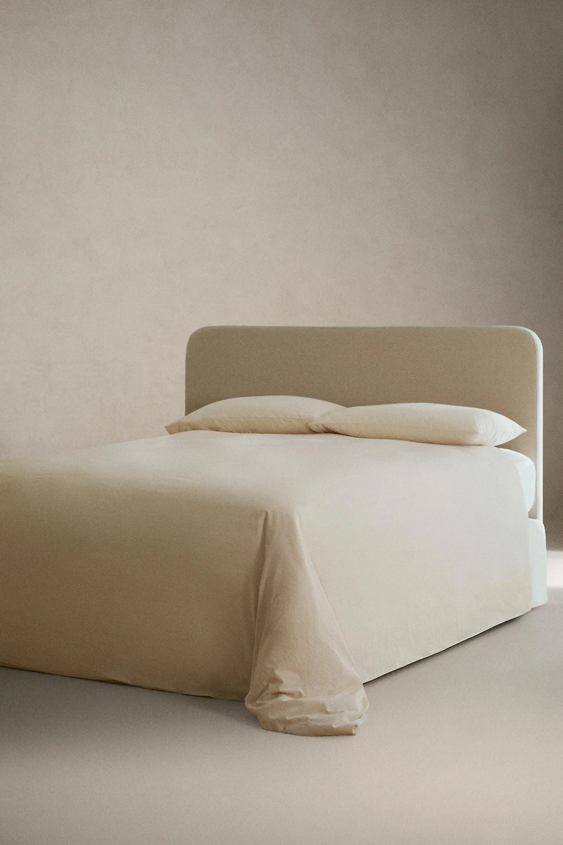 STRIPED SEERSUCKER COTTON DUVET COVER