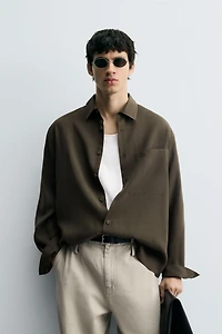CHEMISE FLUIDE COUPE DÉCONTRACTÉE