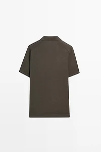 Pull polo maille coton lin - LIMITED EDITION