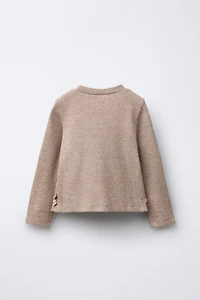 T-SHIRT CANNELÉ BRILLANT LACETS