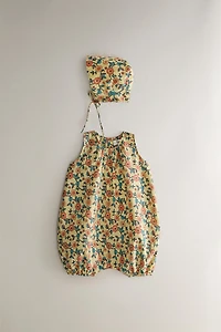 BABY FLORAL BONNET