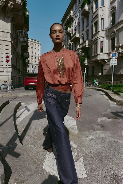 TOP JACQUARD GLOBO