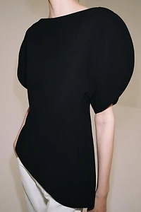 TOP À MANCHES BOUFFANTES ZW COLLECTION