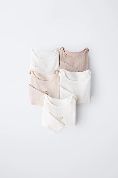 FIVE-PACK OF CHICK BODYSUITS