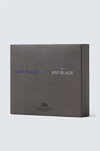 NAVY BLACK + ZARA MAN 800 BLACK EDT 2X100ML (3.4 FL.OZ)
