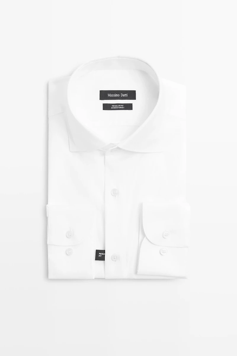 Regular-fit 100% cotton shirt