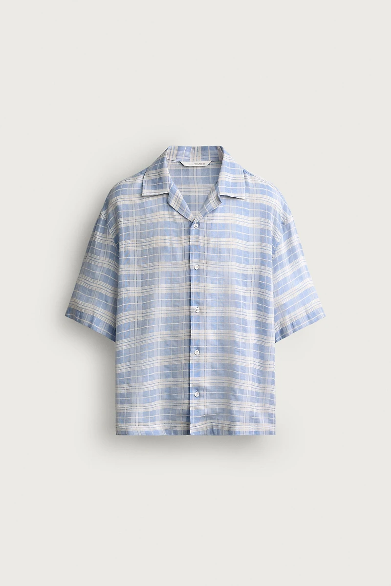 CHECK JACQUARD SHIRT
