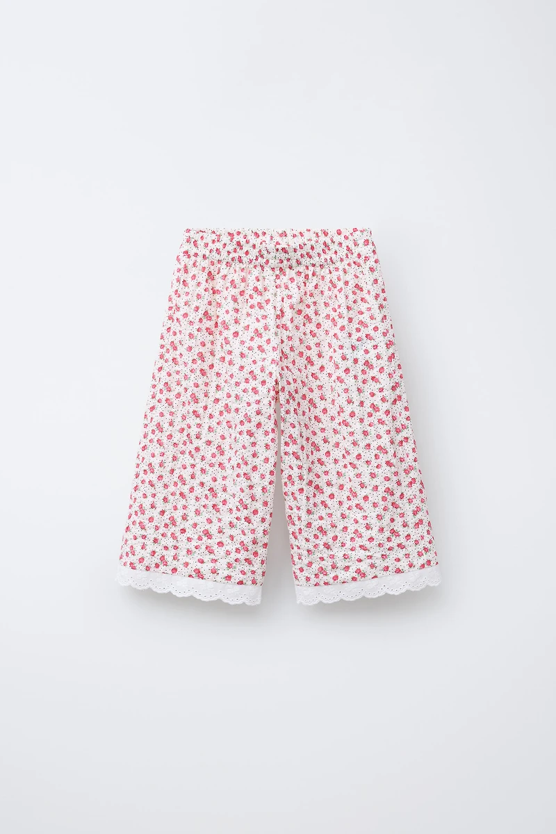 FLORAL CULOTTES
