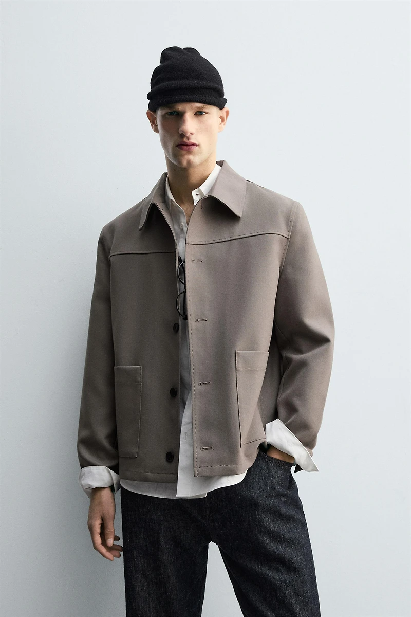 SURCHEMISE RELAXED FIT À POCHES