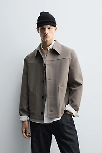 SURCHEMISE RELAXED FIT À POCHES