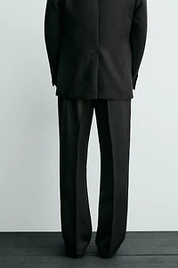 WOOL TWILL SUIT PANTS AARON LEVINE X ZARA