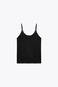 STRAPPY KNIT TOP