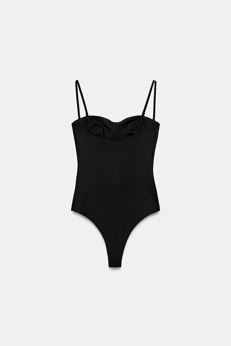 POLYAMIDE CAMISOLE BODYSUIT