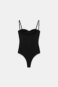 POLYAMIDE CAMISOLE BODYSUIT