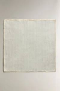 PACK OF STRIPED OVERLOCK NAPKINS (PACK OF 2)
