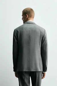 PLAID SUIT BLAZER