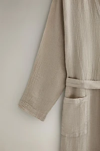 PEIGNOIR LIN WAFFLE