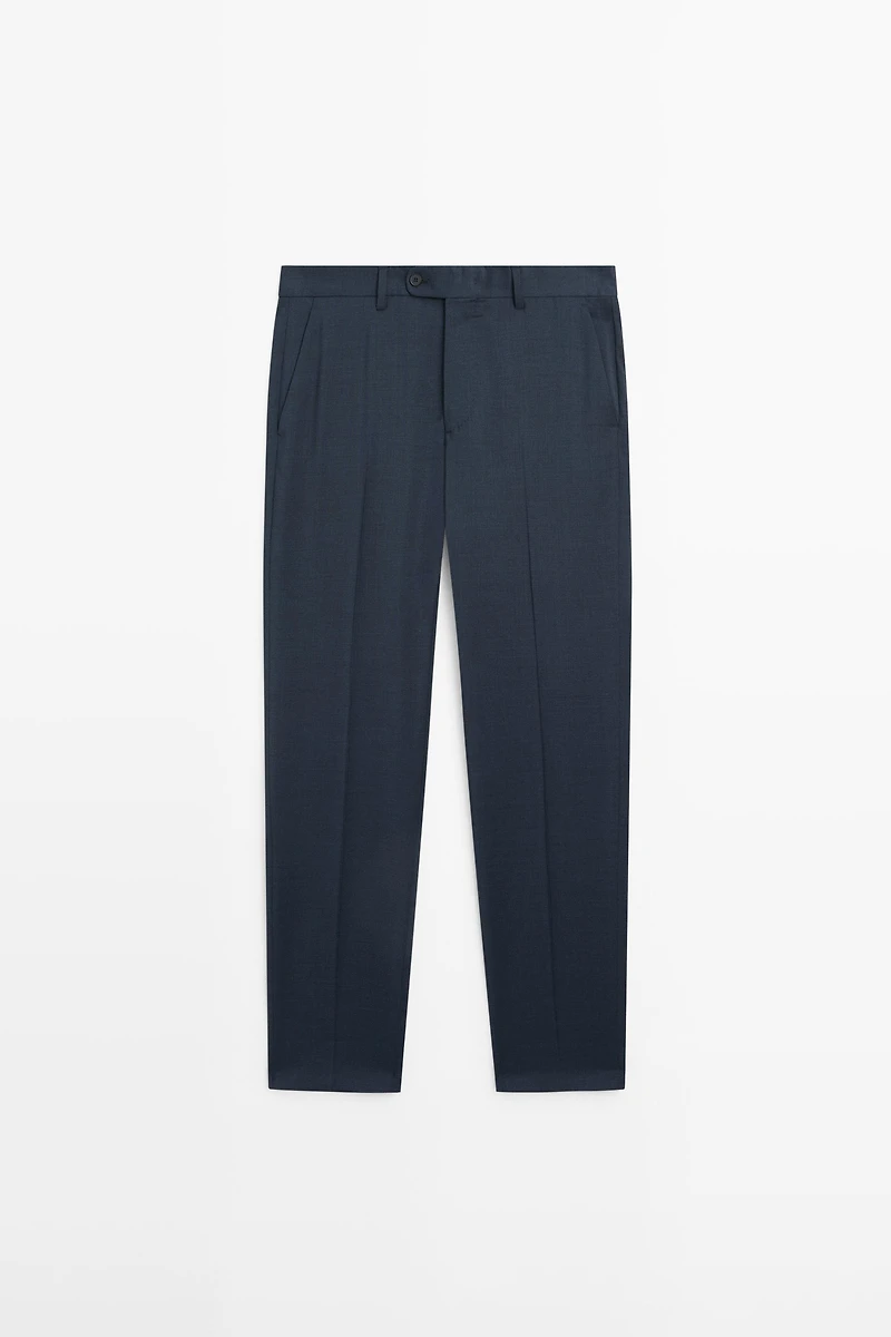 Cold wool suit trousers