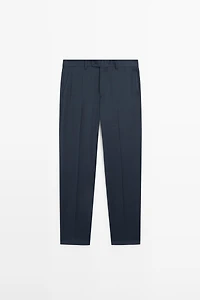 Cold wool suit trousers