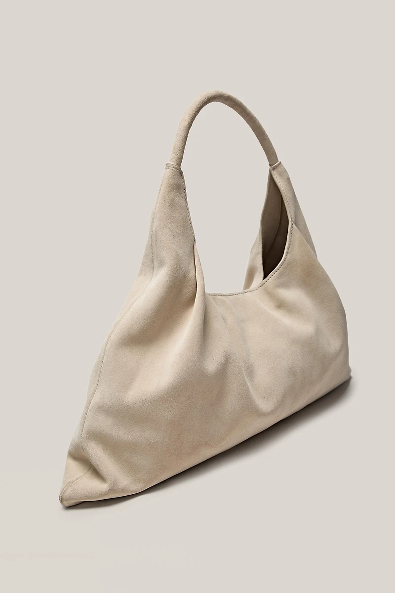 Medium split leather shopper bag - LIMITED EDITION