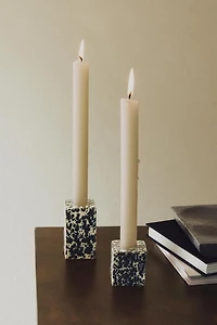 SPECKLED CANDLEHOLDER