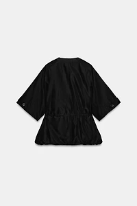 SHORT SLEEVE BALLOON PARKA