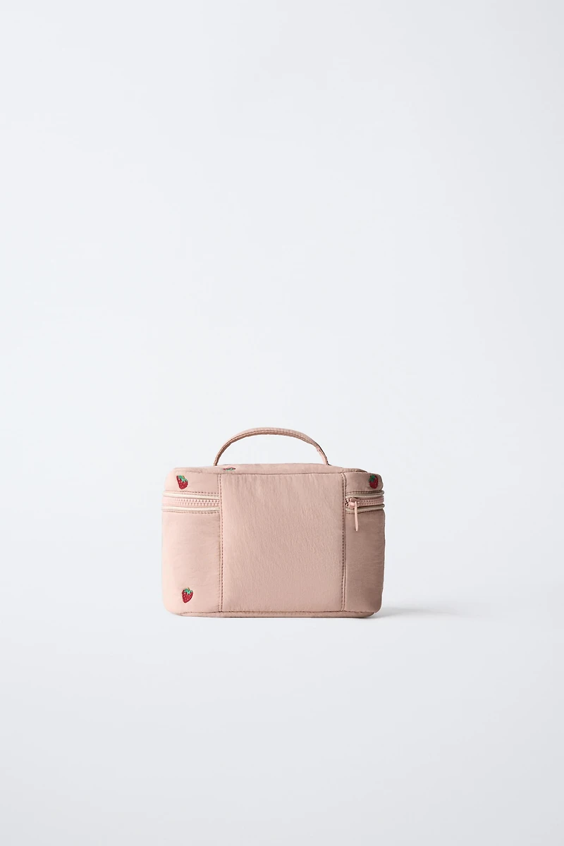 STRAWBERRY TOILETRY BAG