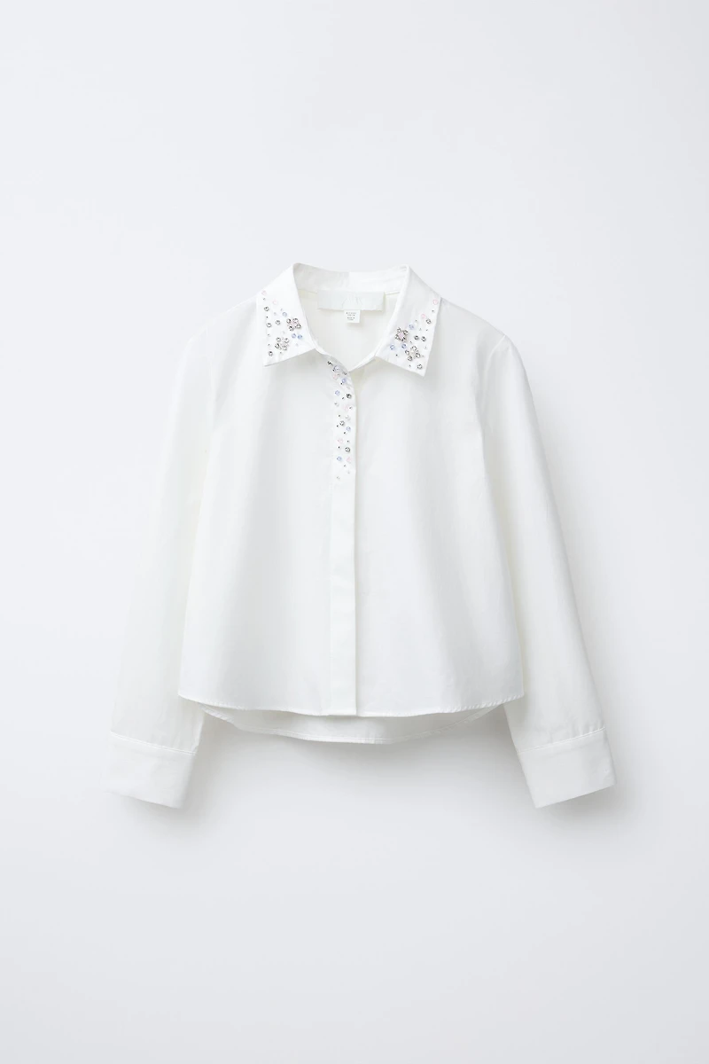 JEWEL COLLAR SHIRT