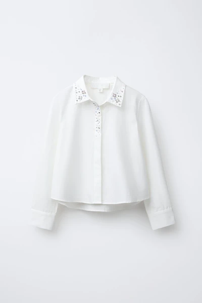 JEWEL COLLAR SHIRT