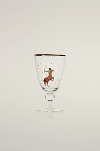 SAGITTARIUS ZODIAC WINE GLASS | MARISA BERENSON