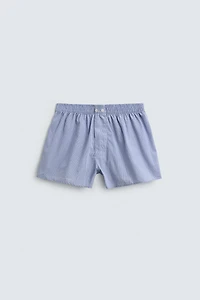 TWO-PACK OF COMBINED POPLIN BOXERS
