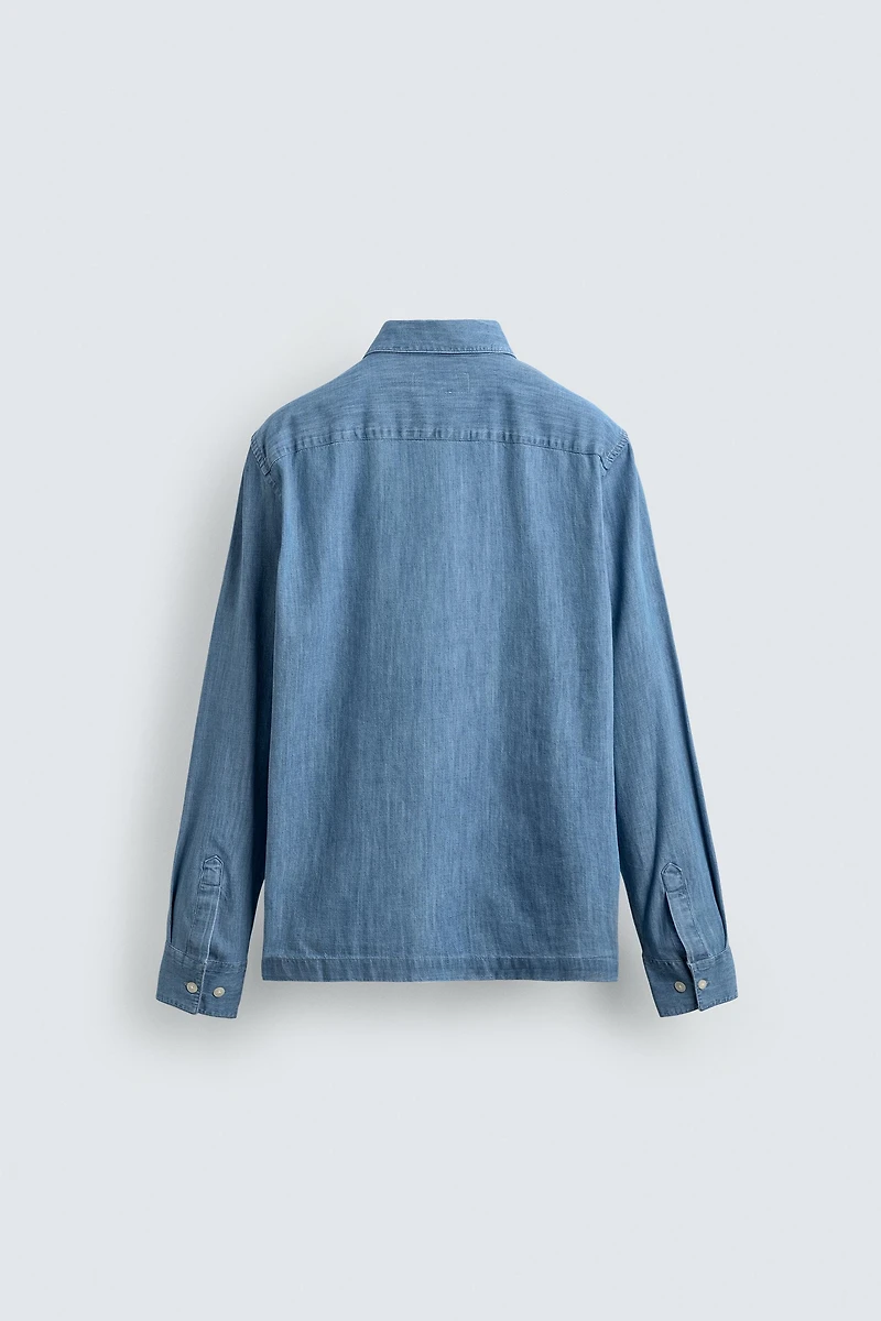 DENIM POCKET SHIRT
