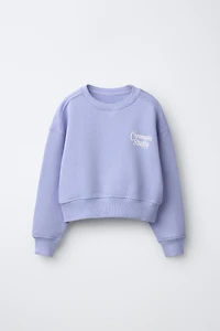 TEXT PRINT SWEATSHIRT