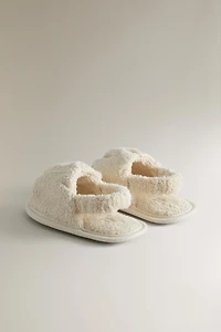 KIDS TERRY SLIDE SLIPPERS