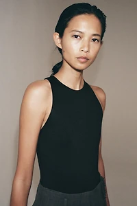 POLYAMIDE HALTER BODYSUIT