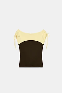 COMBINATION RUCHED TOP