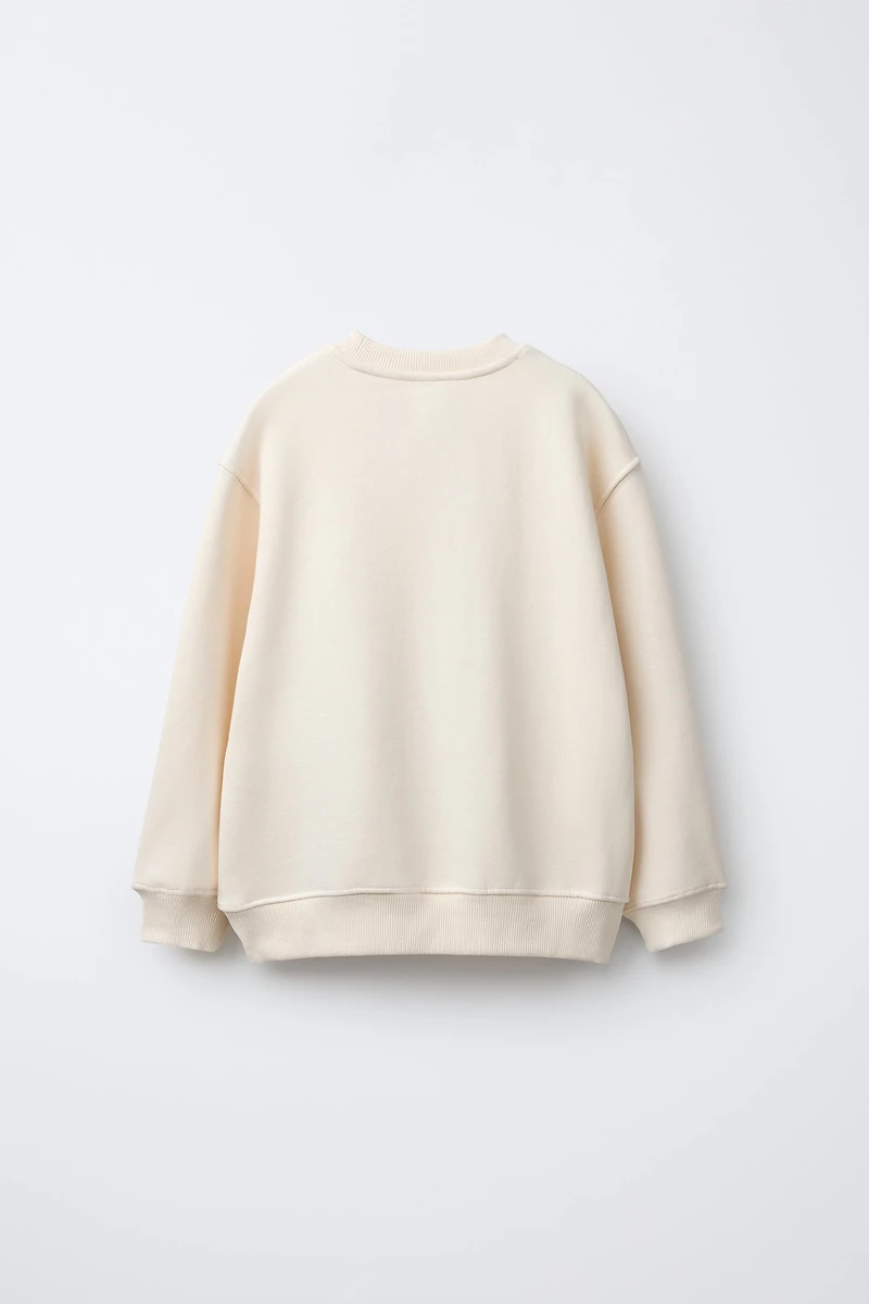 BEAR PRINT SWEATSHIRT