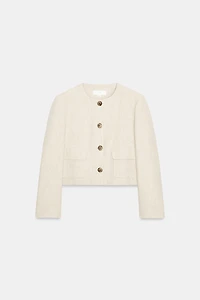 RUSTIC WEAVE BLAZER