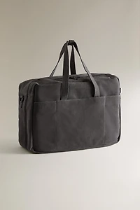 SPLIT SUEDE TRAVEL BAG