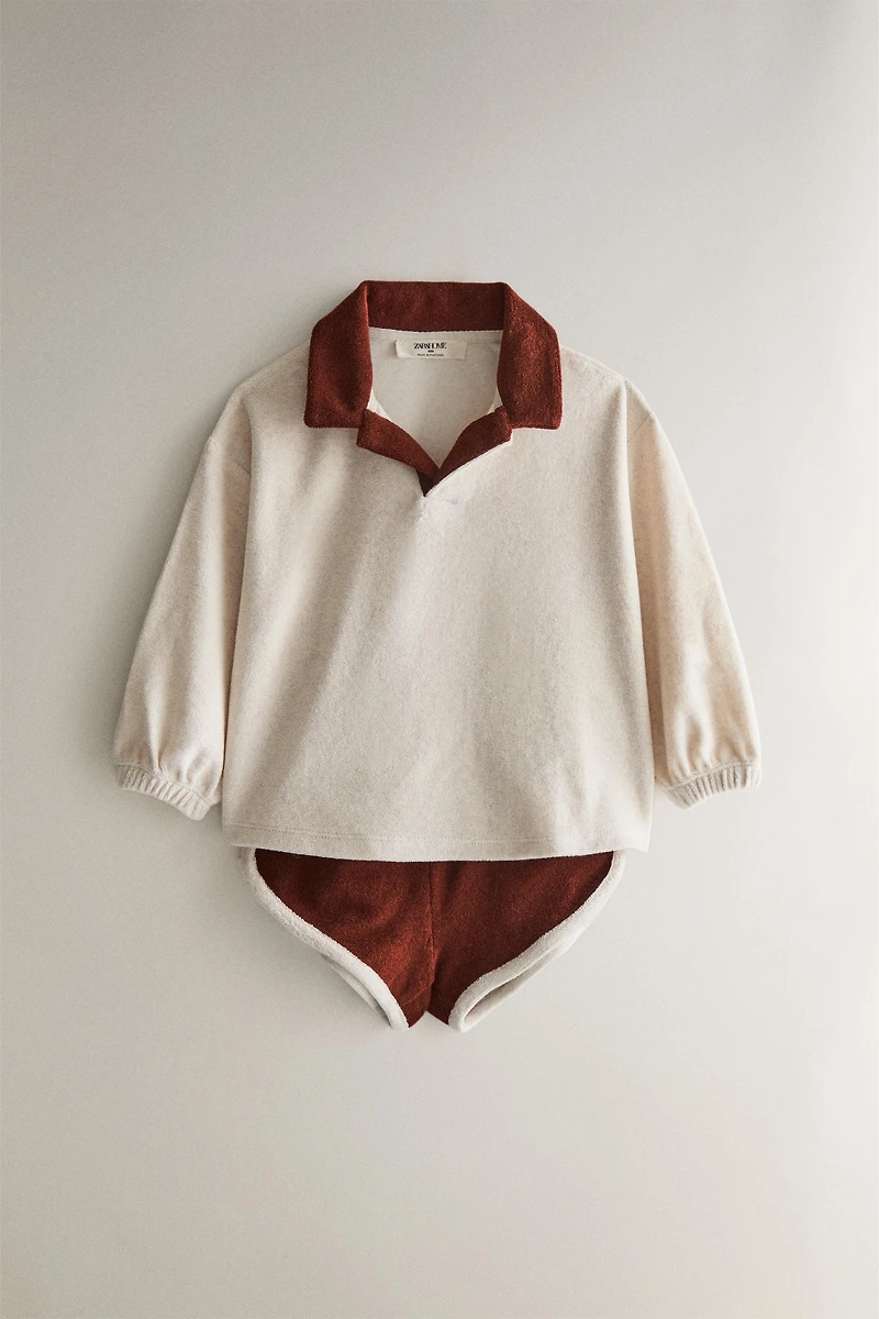 KIDS TERRY BEACH SWEATSHIRT