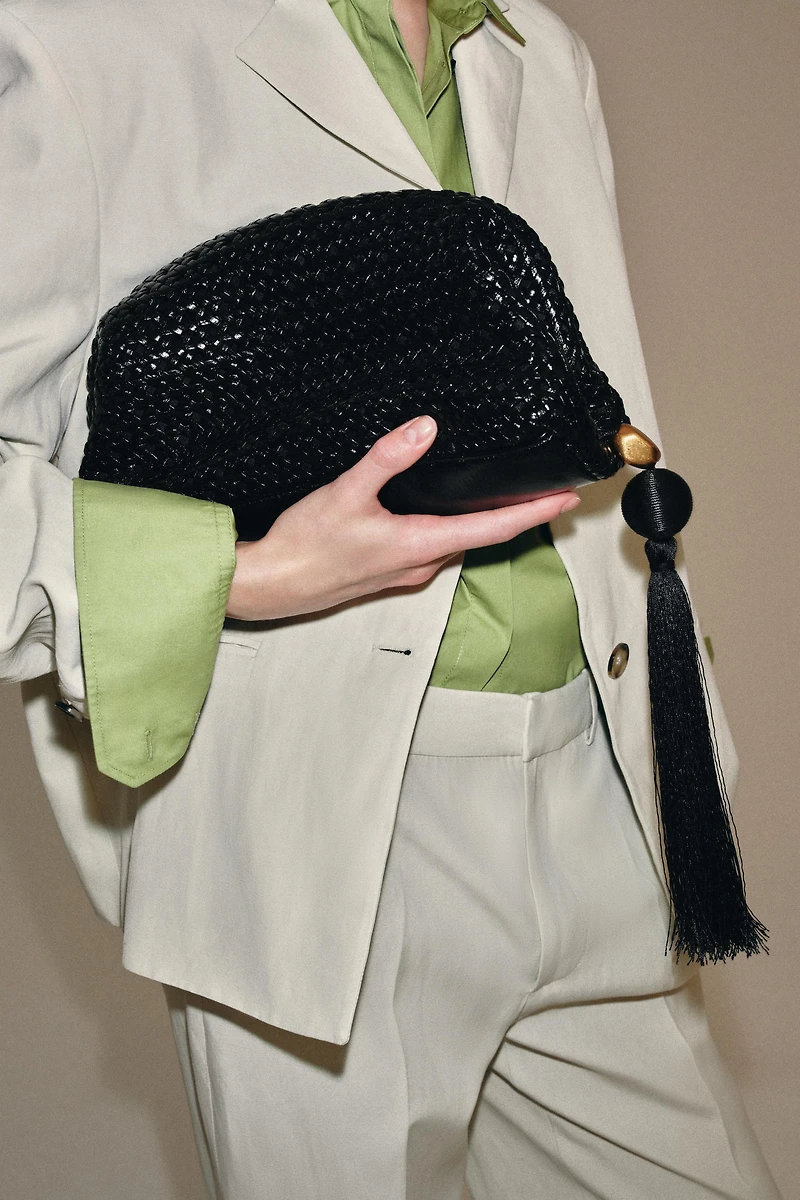 SAC POCHETTE TRESSÉ