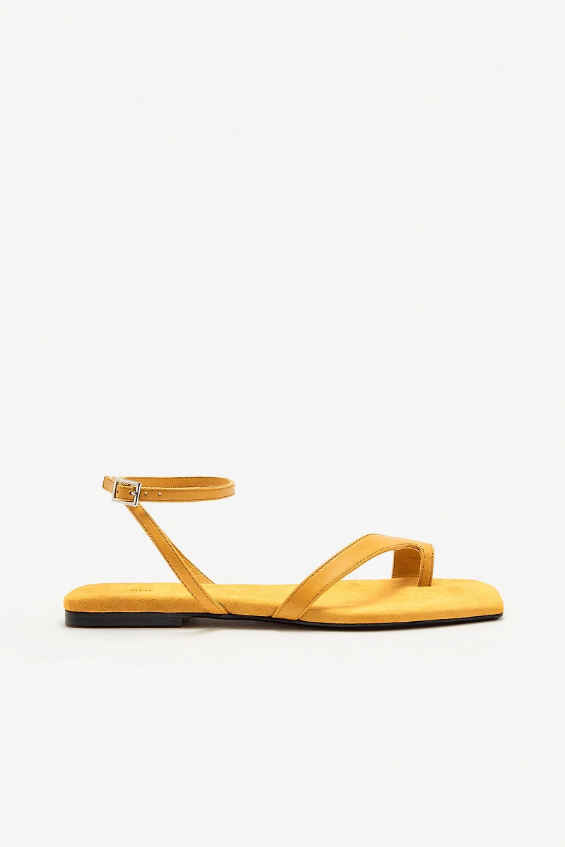 LIMITED EDITION FLAT SUEDE SANDALS
