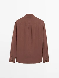 100% linen regular fit shirt
